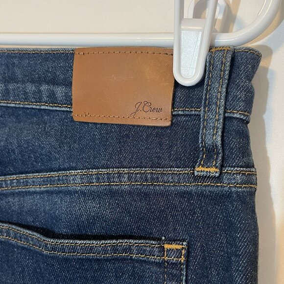 J. Crew women’s Jeans Billi Demi Boot Crop Size 29 Mid Rise Blue Kicked Leg - Picture 8 of 16